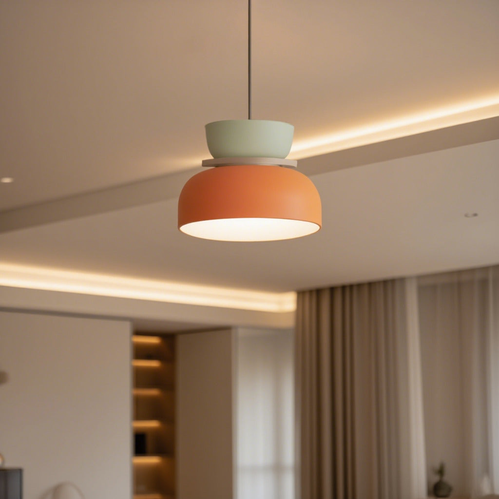 Nordic Geometric Metal Pendant Light - Multi Color