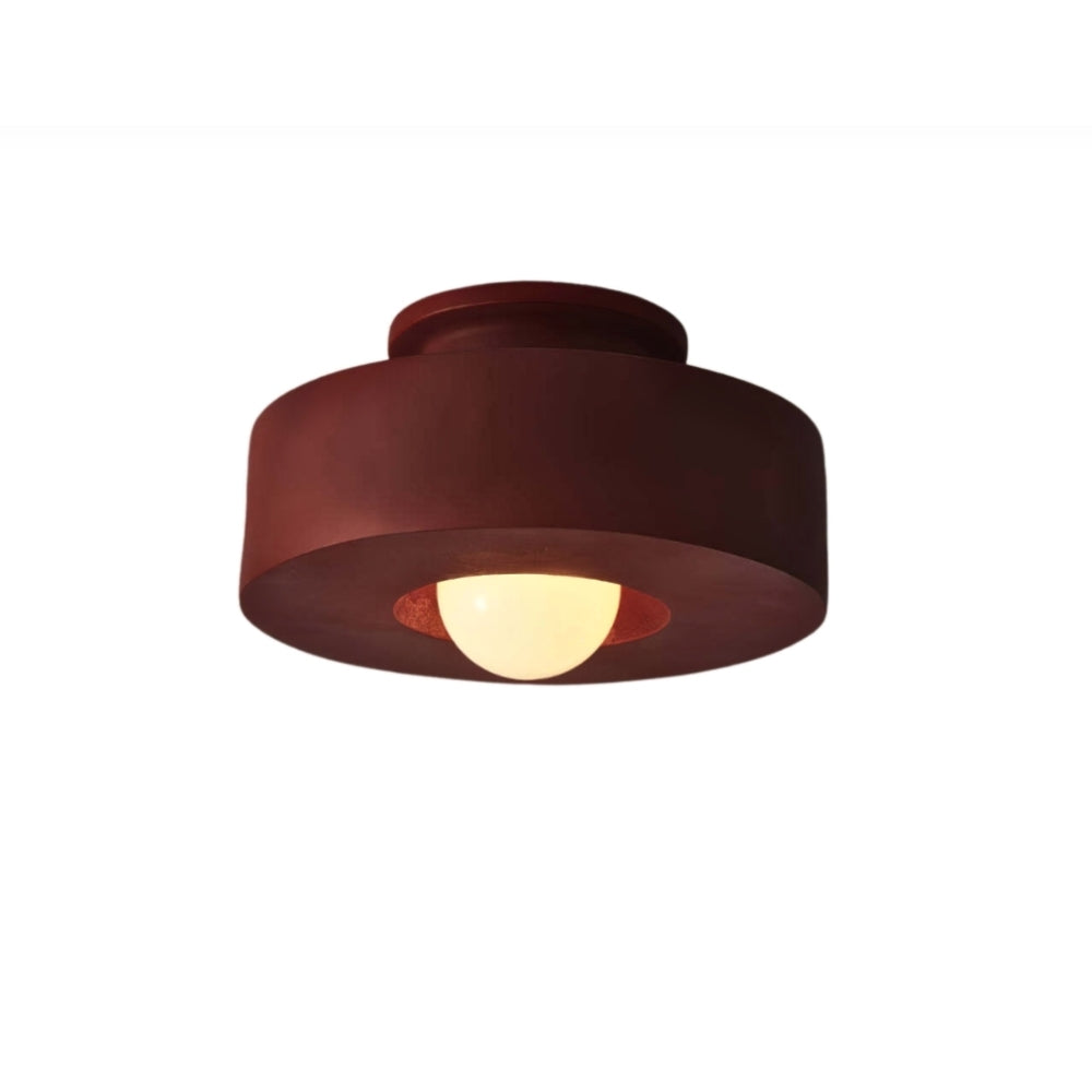 Abstract Color Block Ceiling Light - Matte Resin Modern