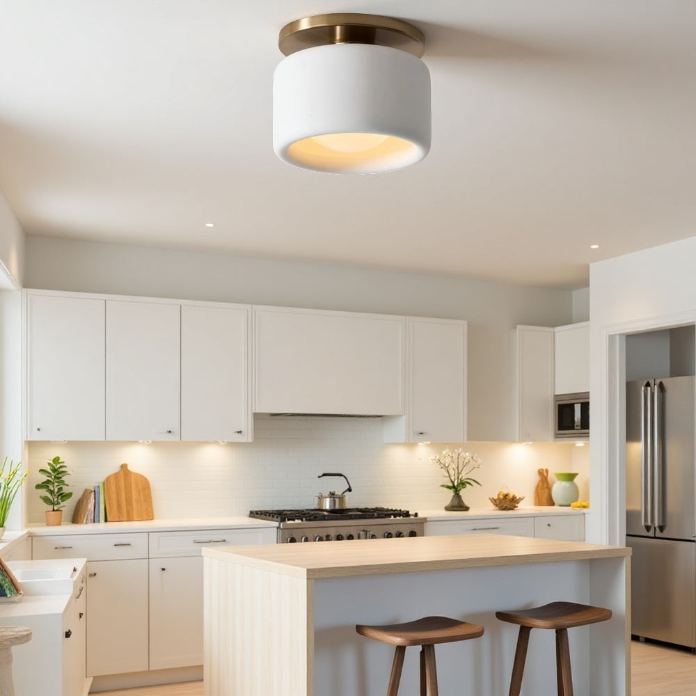 Elegant Porcelain Ceiling Lamp