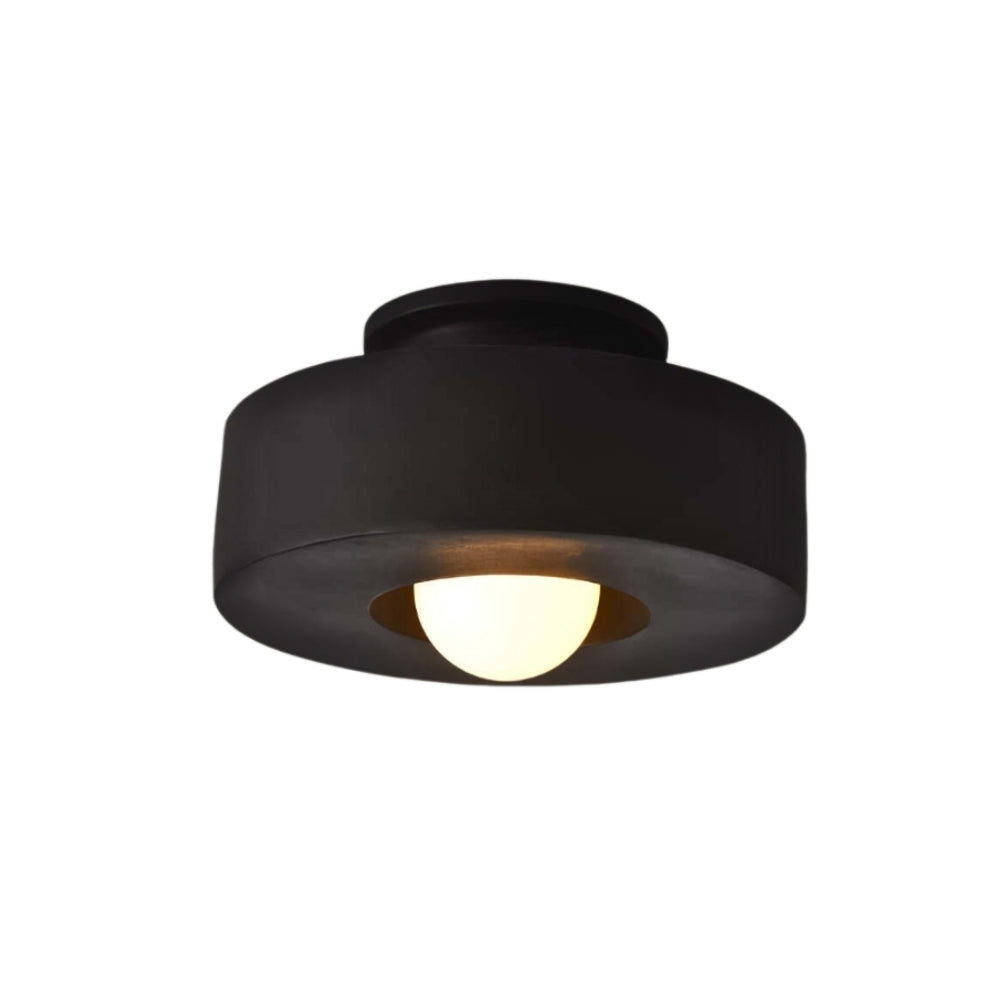 Abstract Color Block Ceiling Light - Matte Resin Modern