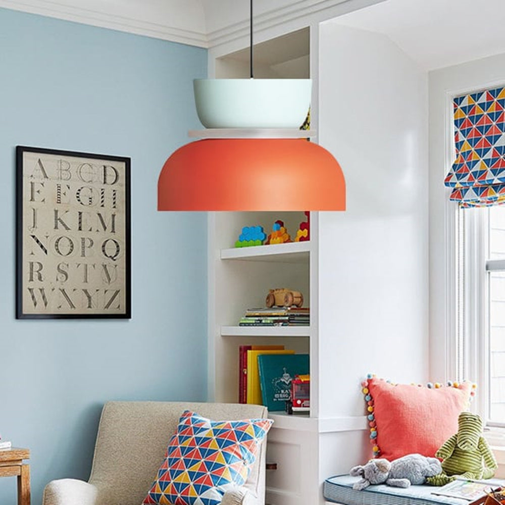 Nordic Geometric Metal Pendant Light - Multi Color
