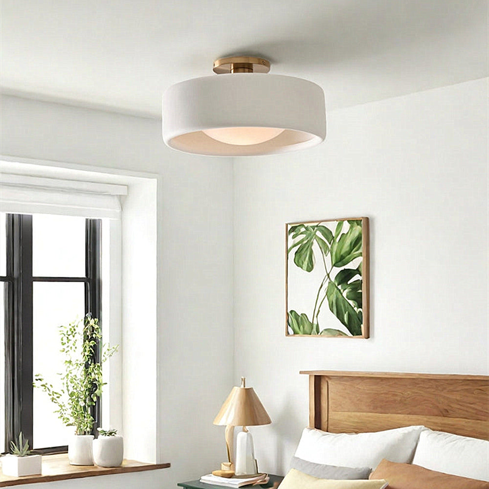 Elegant Porcelain Ceiling Lamp