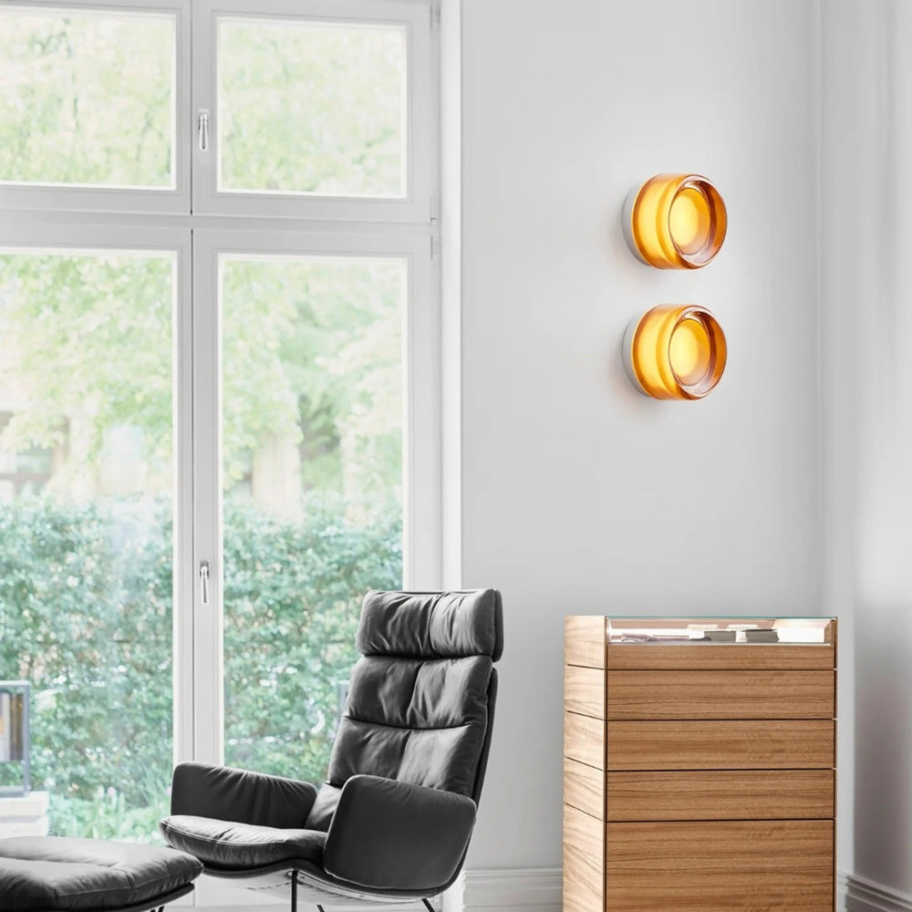 Modern Dimple Flush Lamp for Wall