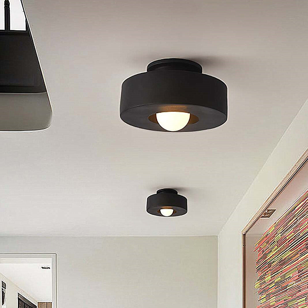 Abstract Color Block Ceiling Light - Matte Resin Modern