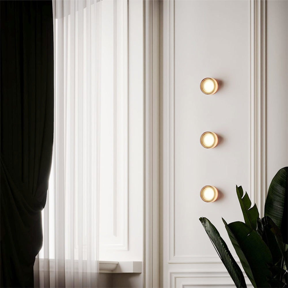 Modern Dimple Flush Lamp for Wall
